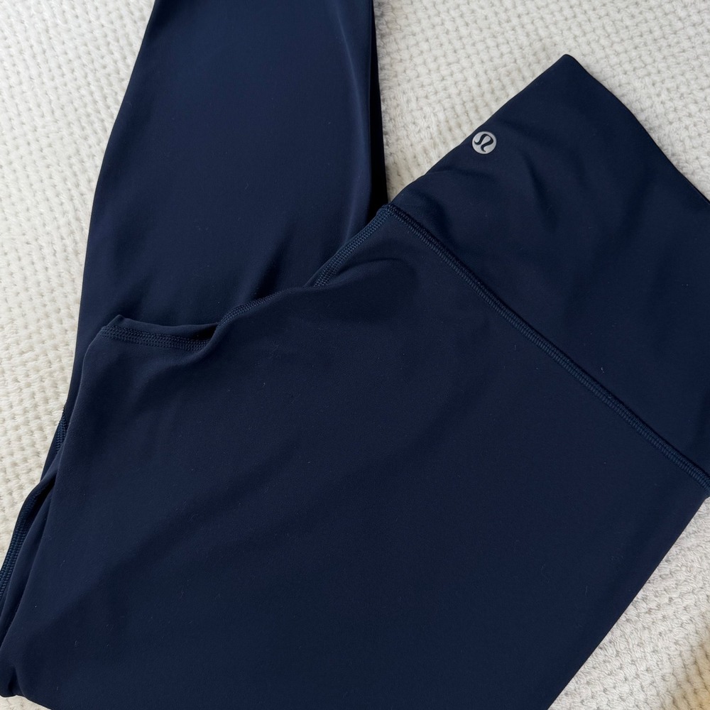 Lululemon Align High-Rise Pant 25 True Navy Nulu Yoga Leggings LW5CTAS Size 12